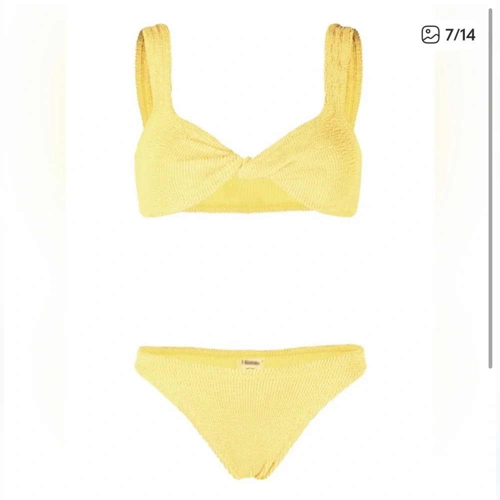 Hunza G Juno Bikini (OneSize) Yellow, Excellent Condition! - Picture 14 of 15